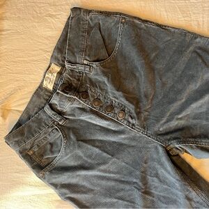 Free people blue corduroy jeans.